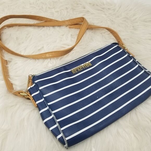 Kenneth Cole Reaction Striped Crossbody Bag - Picture 1 of 10